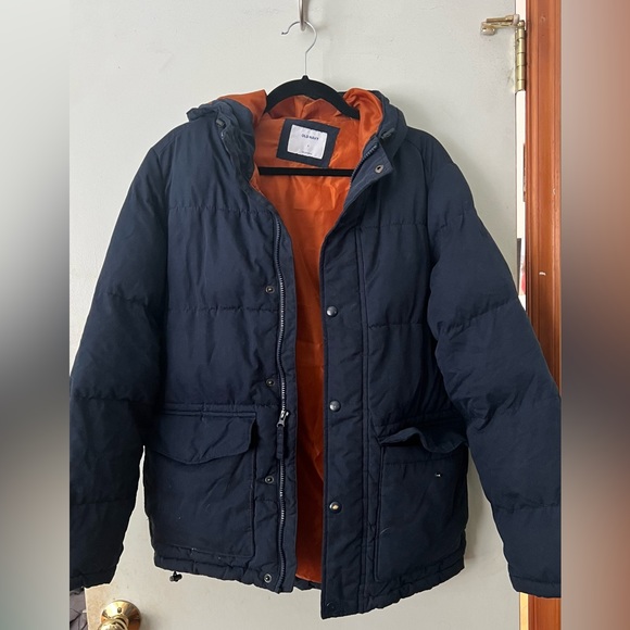 Old Navy blue Winter Jacket Men’s small - Picture 1 of 9